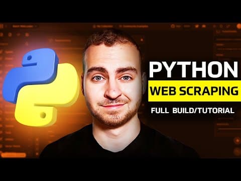 Raspagem de Web com Python: Uma Ideia de Projeto de Milhões de Dólares - Construção/Tutorial COMPLETO