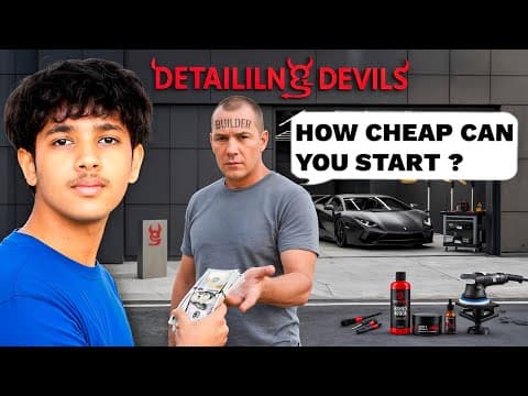 Costo del negocio de detallado de automóviles en India 🇮🇳 | Inversión total + Cargos ocultos revelados!