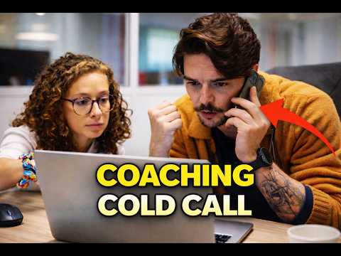 Cold Call B2B: I'm coaching a sales rep live (real prospecting)