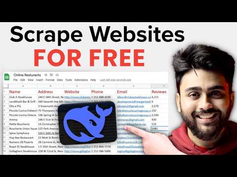 Raspe QUALQUER site GRÁTIS usando DeepSeek AI