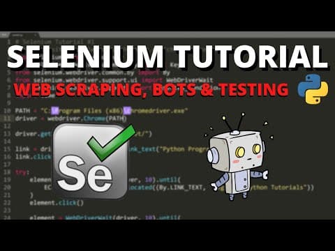 Tutorial de Selenium em Python #1 - Web Scraping, Bots e Testes