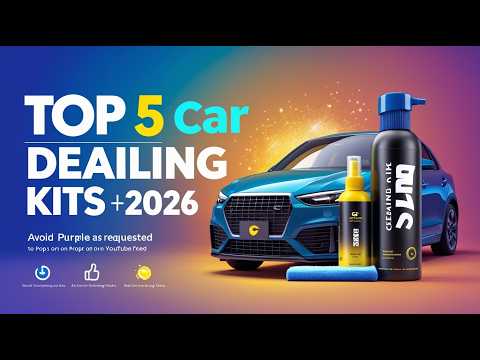 Top 5 Mejores Kits de Detallado Automotriz 2026 | Reseña de los Mejores Kits de Limpieza de Autos