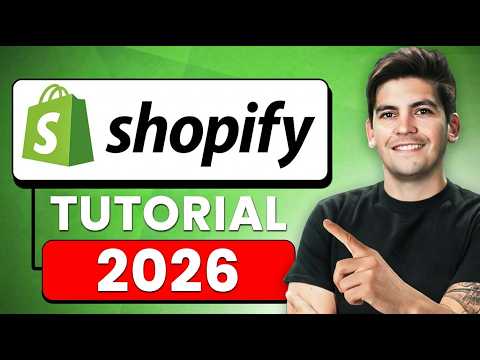 Tutoriel Shopify pour débutants 2026 - Créez votre première boutique