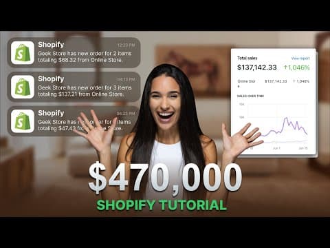 Tutoriel Shopify : Comment créer une entreprise de e-commerce (Ma stratégie secrète révélée)