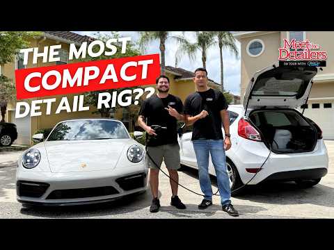 Conoce a los Detalladores - Lavando Autos de LUJO Usando un CONJUNTO MÓVIL de Detalle COMPACTO con Arrow Detailing
