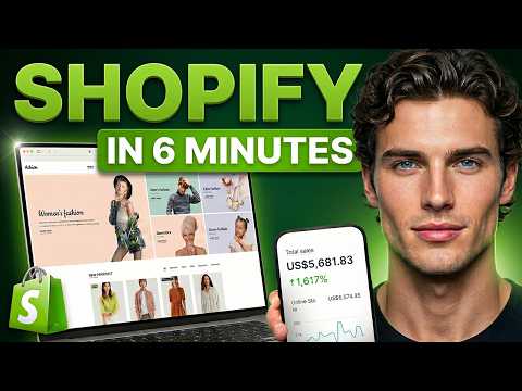Tutoriel Shopify pour débutants | Comment utiliser Shopify en 6 minutes !