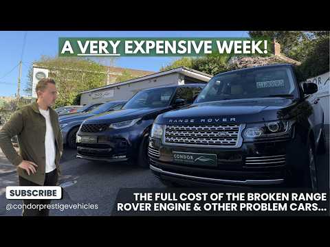 SEMANA CARA: Se Revela la Factura de Reparación del Motor de Range Rover, Más Coches Problemáticos Pero Terminamos Fuerte!