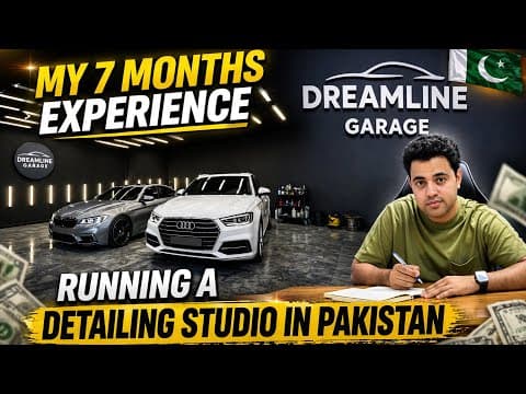 ¿Cómo fue mi experiencia de 7 meses dirigiendo un negocio de detallado de automóviles en Pakistán🇵🇰