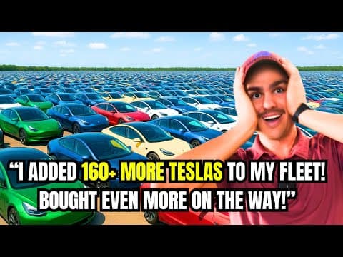 ¡Cómo compré MÁS de 160 Teslas para mi flota de alquiler de coches! (CÓPIAME)