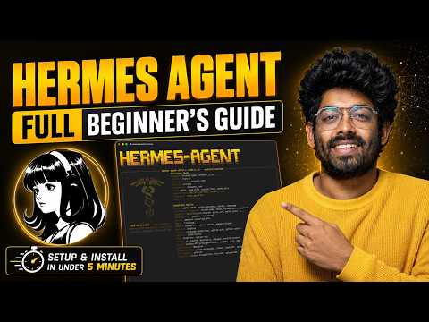 Here's How To Setup World's Best AI Agent (Hermes Agent) in 5 Mins