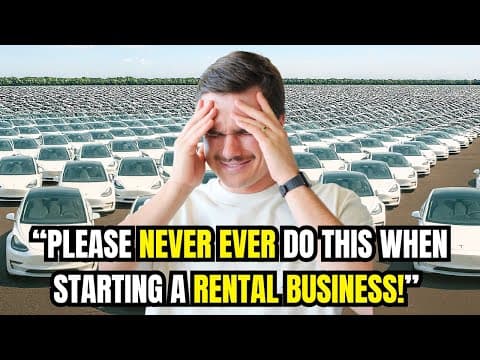 5 erreurs courantes à ÉVITER lors du démarrage d'une entreprise de location de voitures en 2026 !